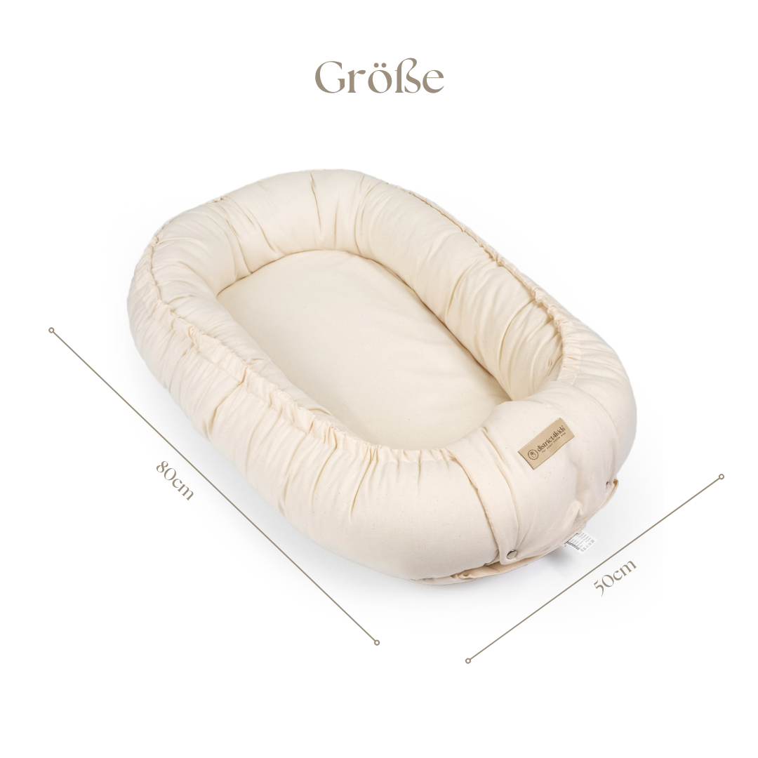 Babynestchen Bio Baumwolle – mitwachsender & nachhaltiger Baby-Kokon