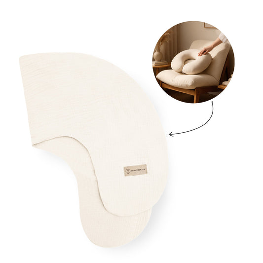 Stillkissen-Ersatzbezug aus Musselin