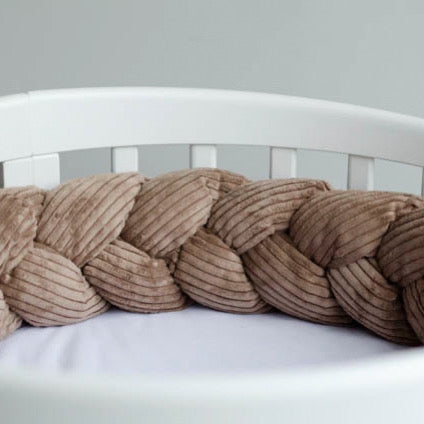 Bettschlange geflochten Cord – Kuschelige & robuste Bettumrandung