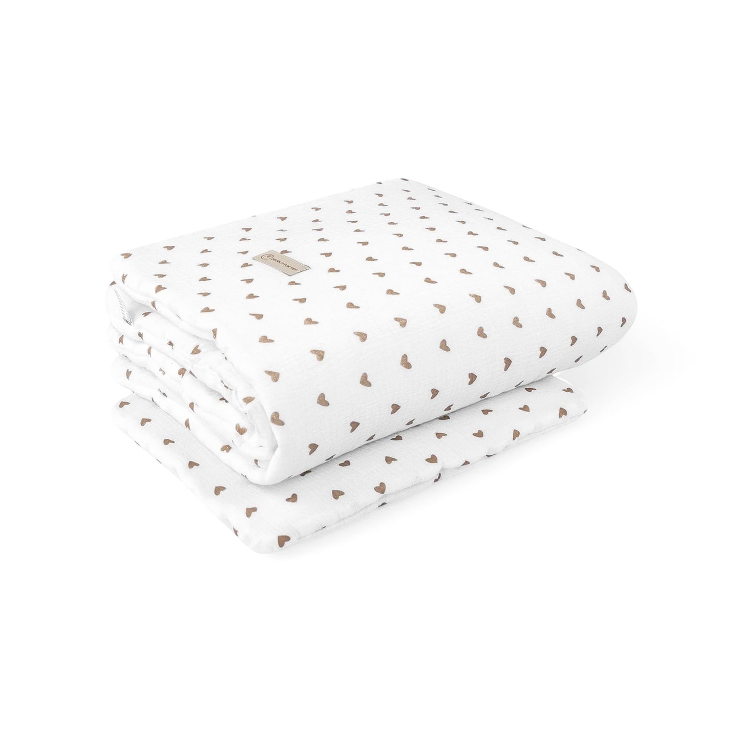 Bettwäsche gebrauchsfertig Musselin Herzen braun – Weich & Atmungsaktiv