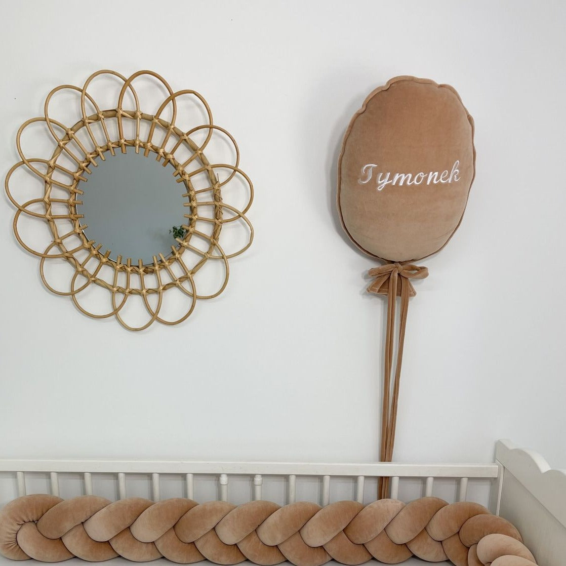 Deko Stoffballon Velours | Personalisierbar