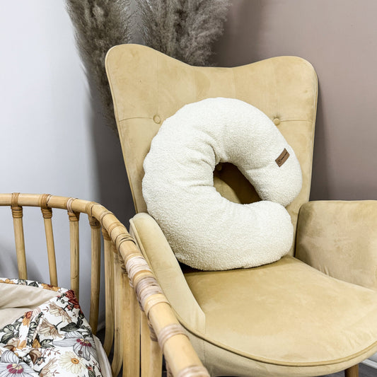 Stillkissen-Ersatzbezug aus Teddystoff Bouclé