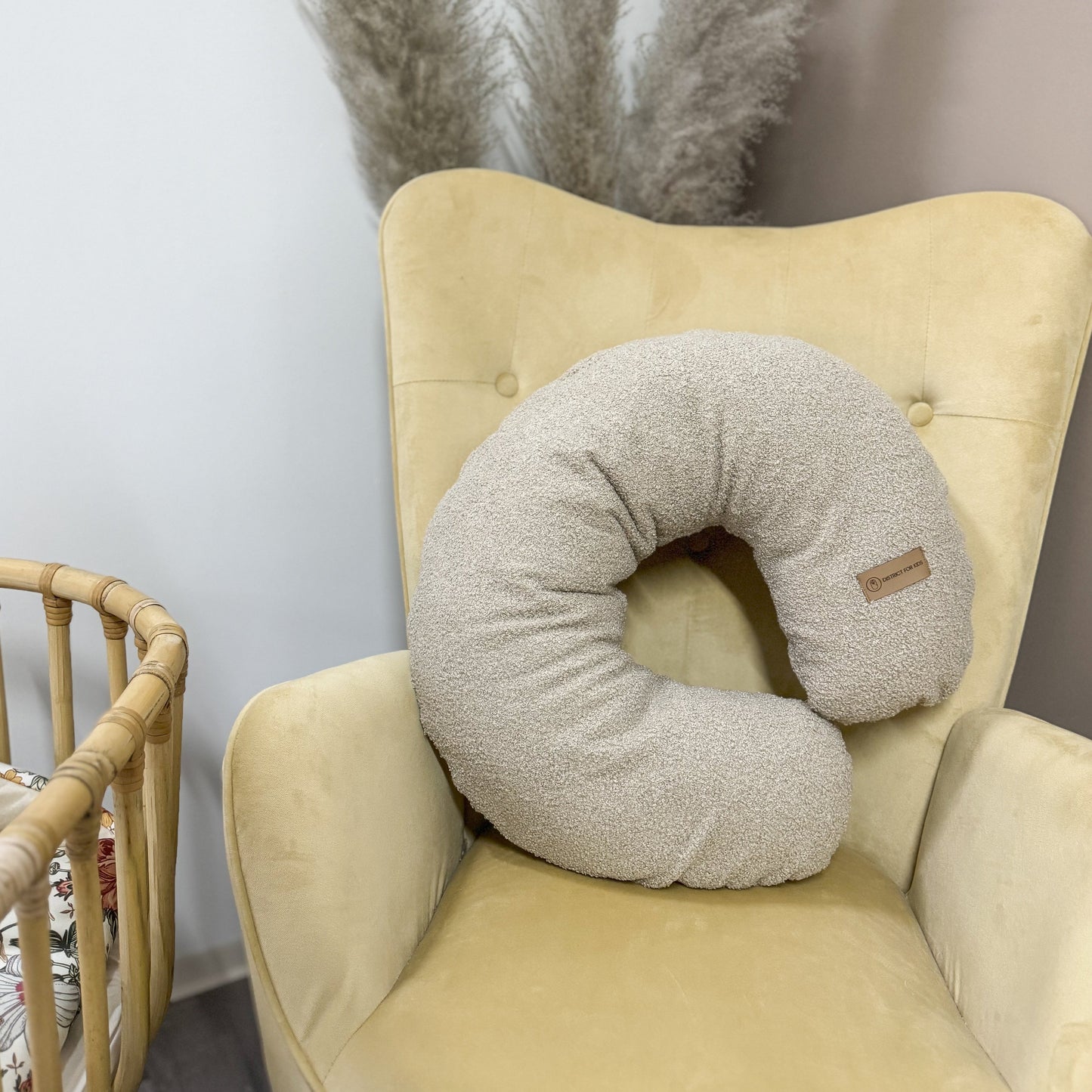 Stillkissen-Ersatzbezug aus Teddystoff Bouclé