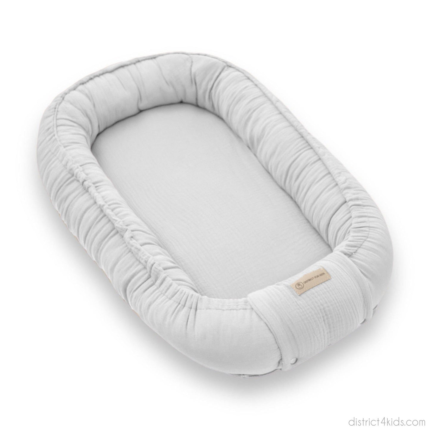 Babynestchen Musselin – Weicher mitwachsender Baby Kokon