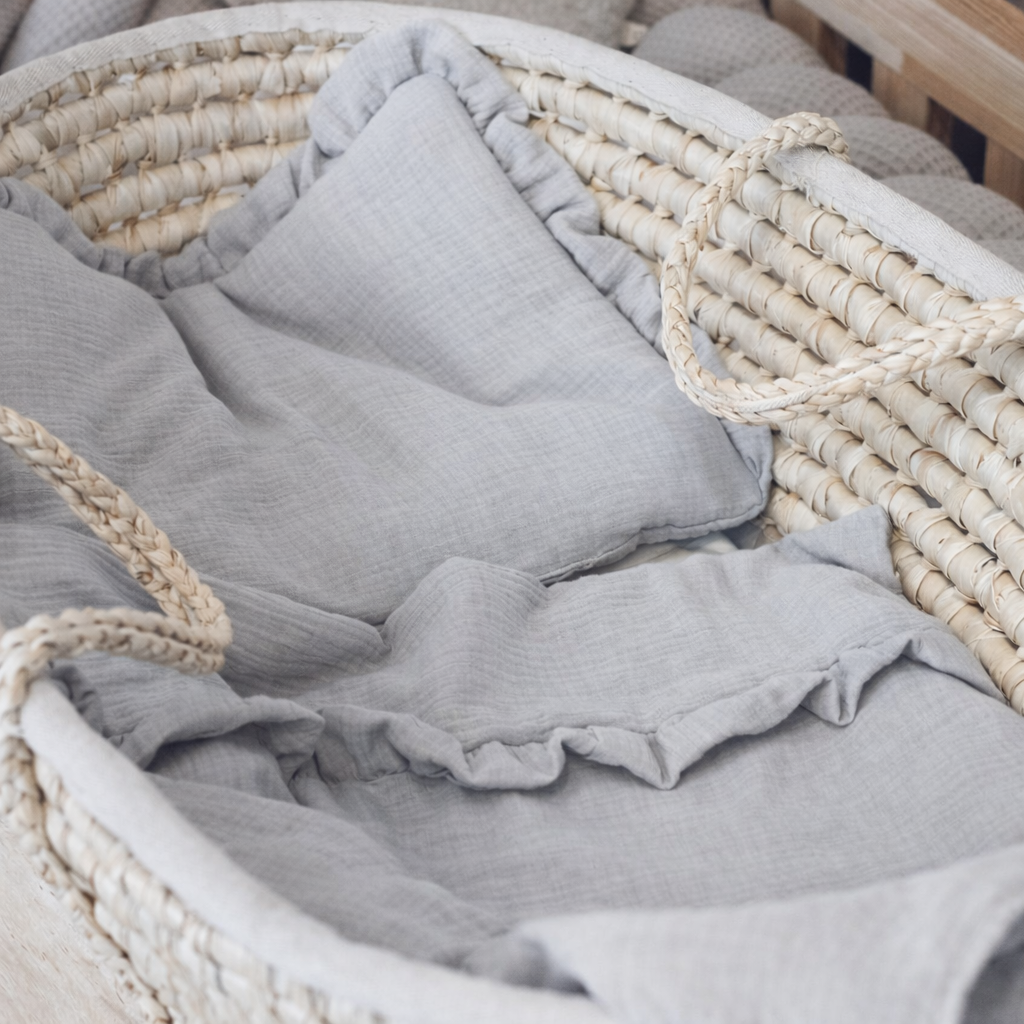 Bettwäsche gebrauchsfertig Musselin Rüschen – Weich & Atmungsaktiv