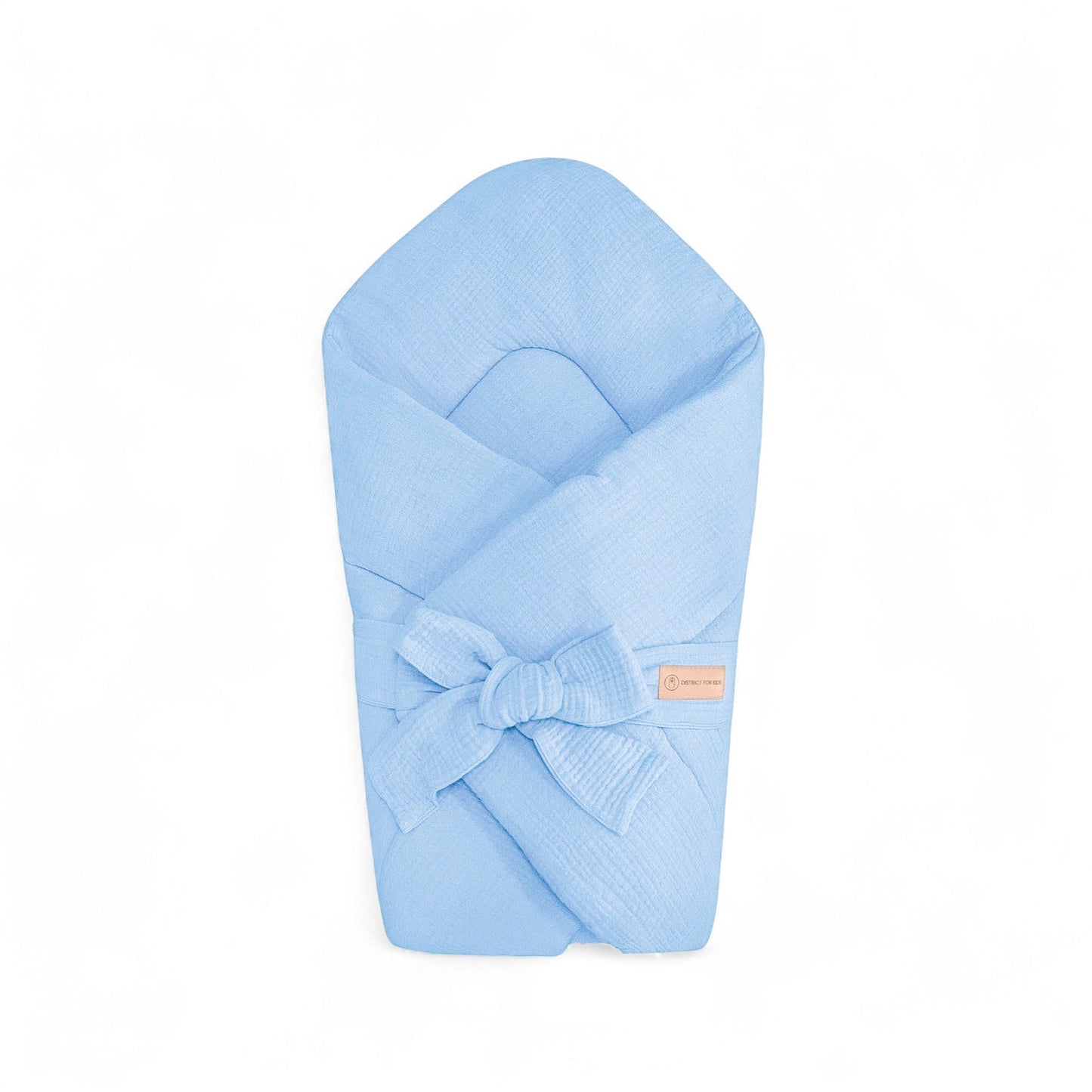 Babyhörnchen Musselin mit Schleife – Kuschelige Puckdecke & Einschlagdecke