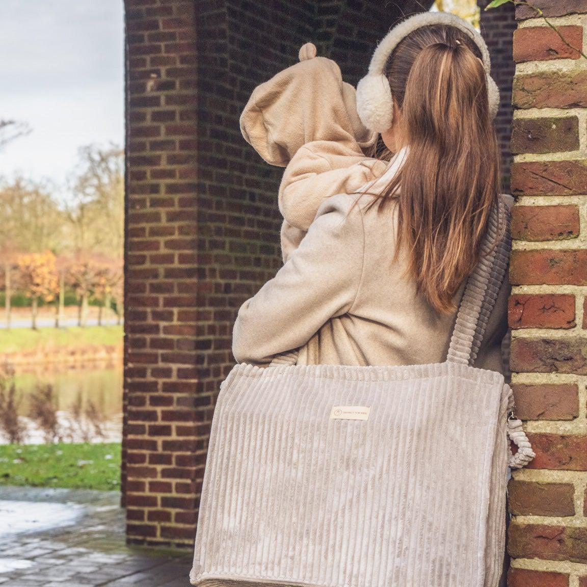 Kinderwagentasche Cube Cord | Wickeltasche