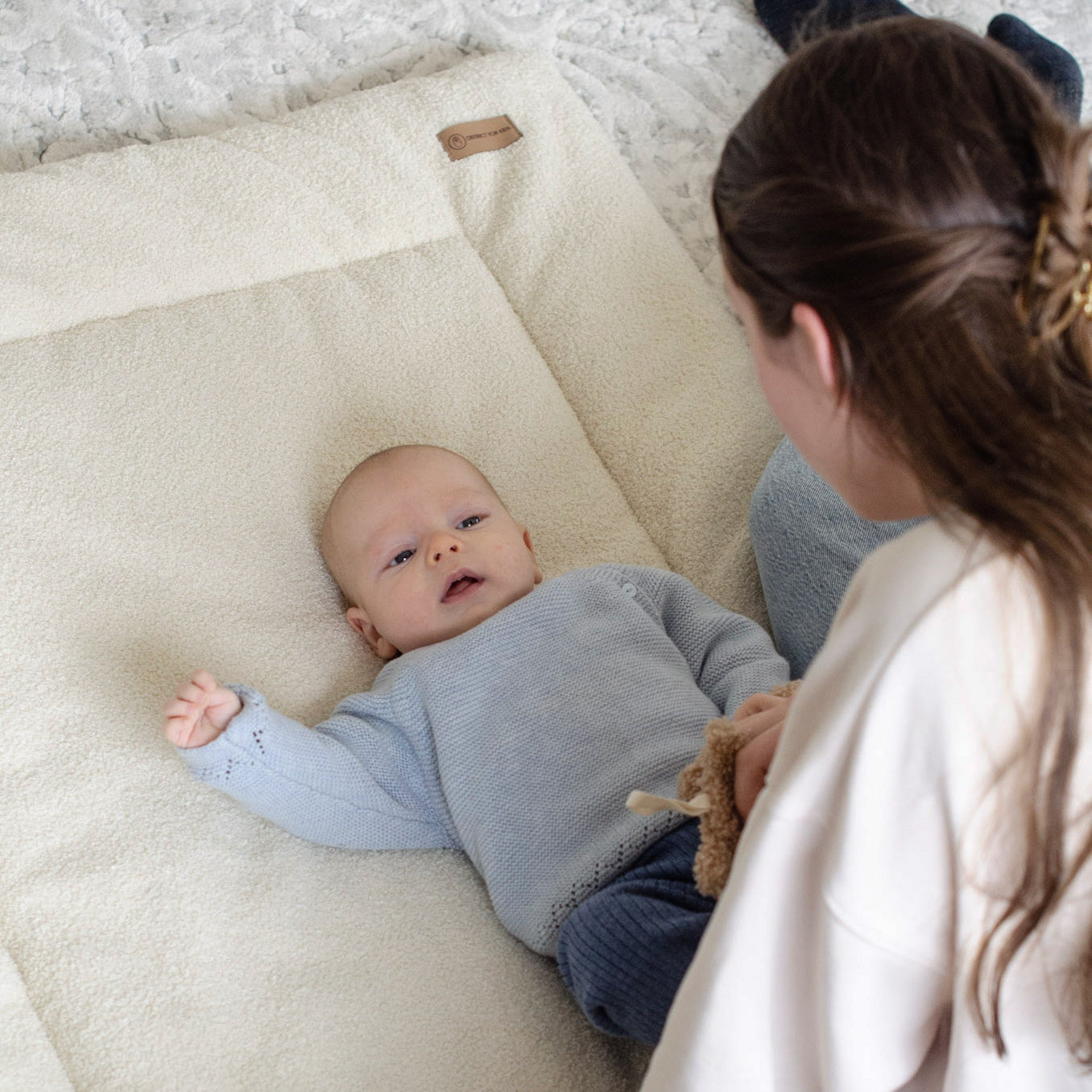 Krabbeldecke Teddy Bouclé - modern & kuschelig
