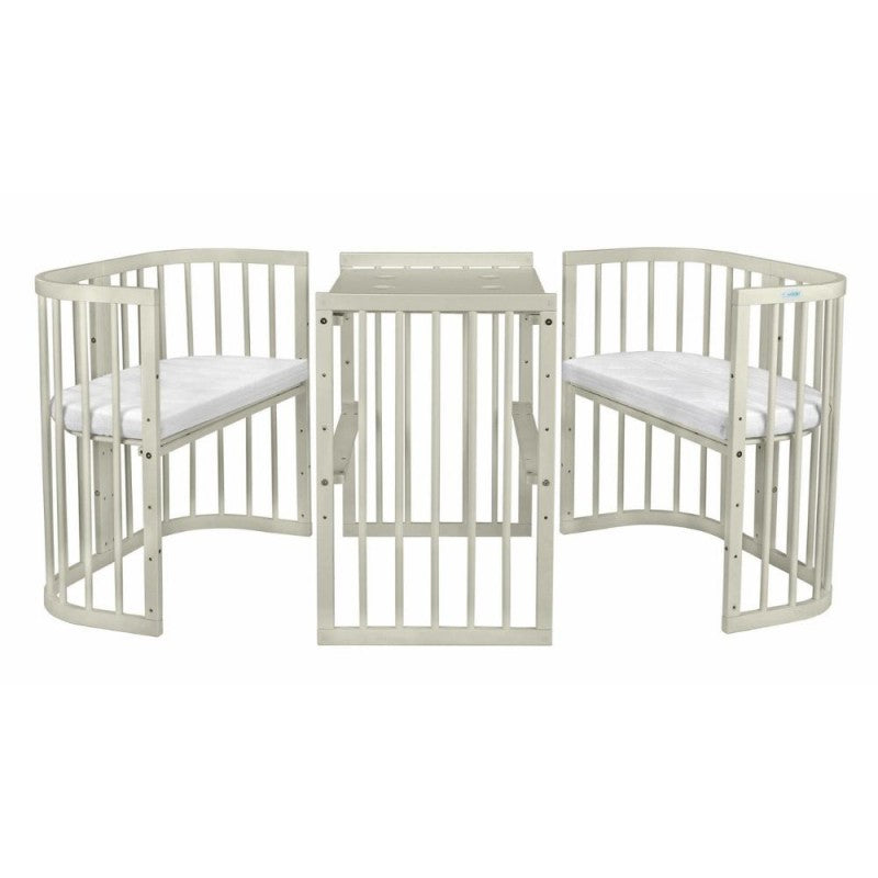 Babybett 7-in-1 – Ein Bett für viele Jahre - mitwachsend | Quadratische Form