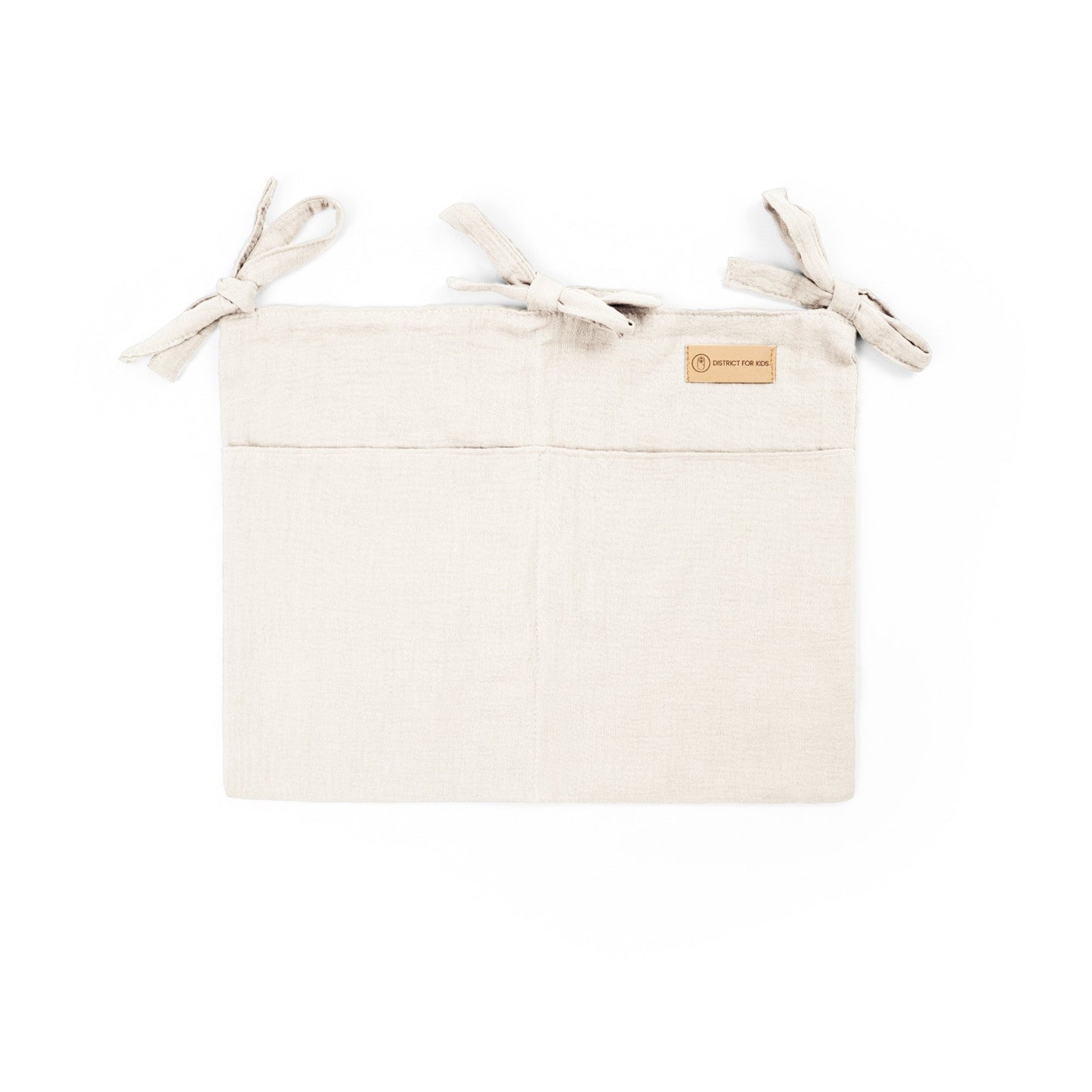 Babybett Organizer Musselin - Aufbewahrung fürs Babyzimmer