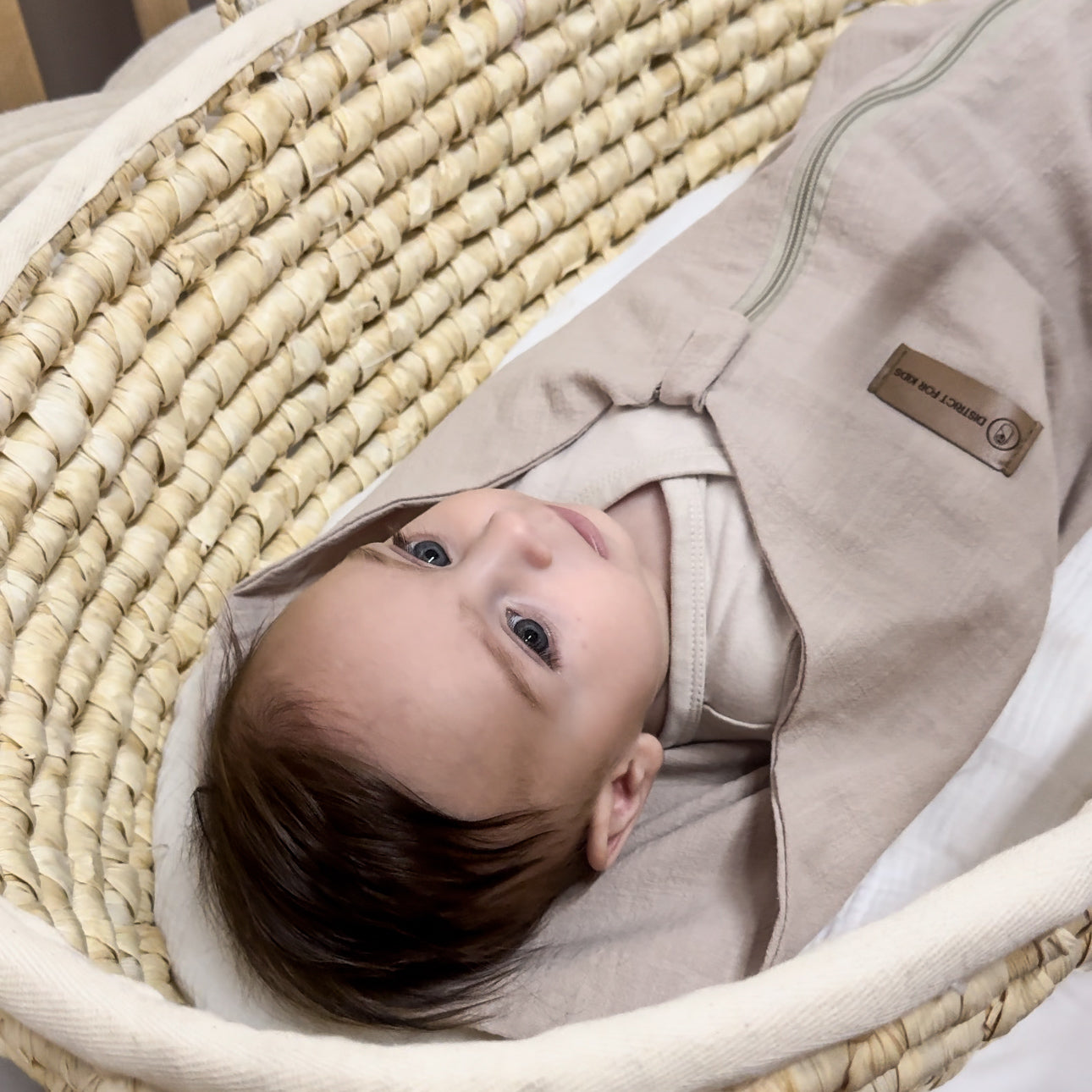 Pucksack Leinen mitwachsend - Atmungsaktiver Babyschlafsack