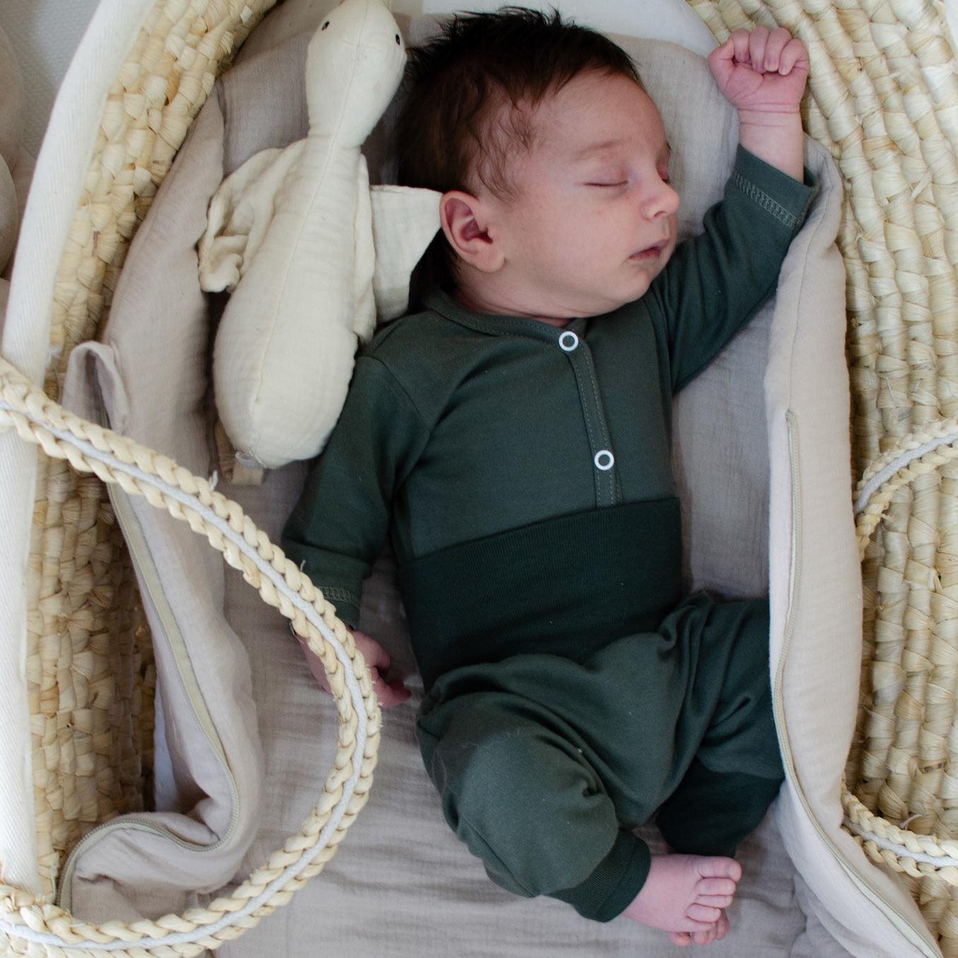 Pucksack Musselin mitwachsend - Ganzjahresschlafsack wärmend & atmungsaktiv