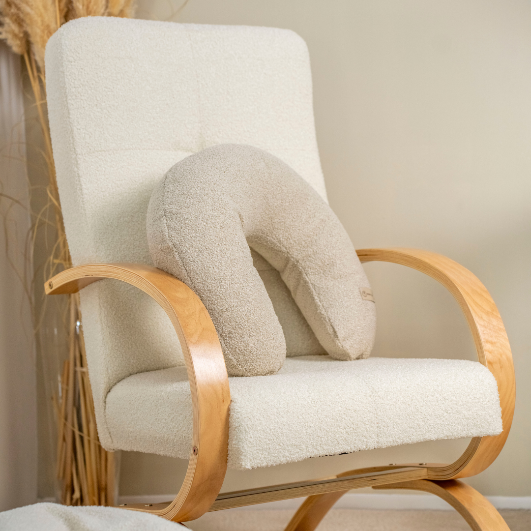 Stillsessel aus Teddystoff Bouclé – Ergonomisch, gemütlich & modern