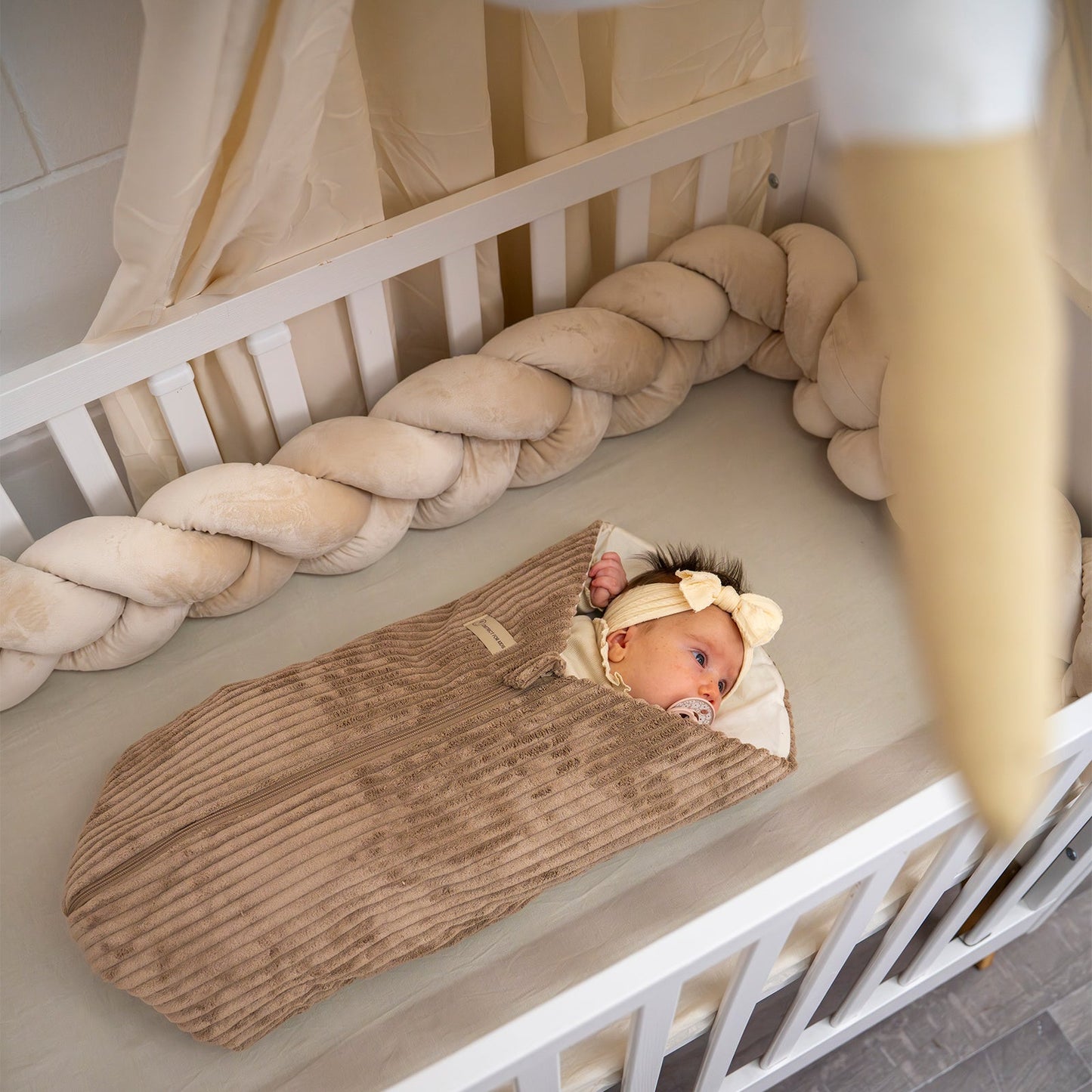 Pucksack Cord mitwachsend - Wärmender Ganzjahres Babyschlafsack