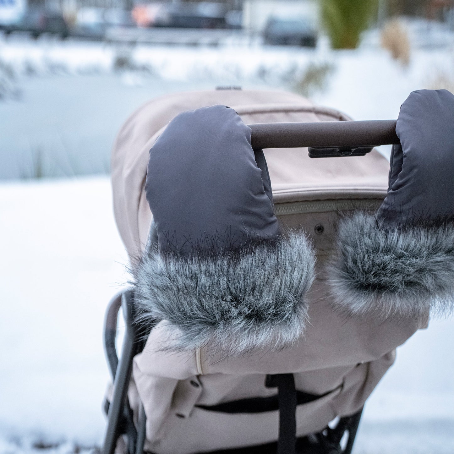 Handschuhe mit Fell für Kinderwagen – Handwärmer