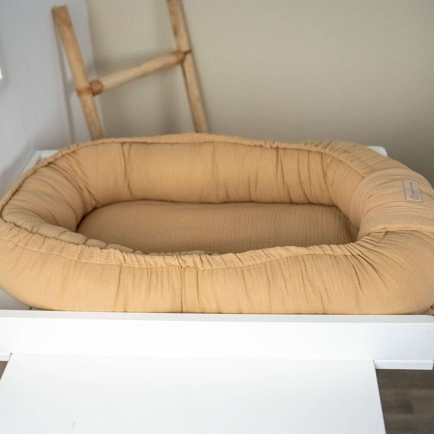 Babynestchen Musselin – Weicher mitwachsender Baby Kokon