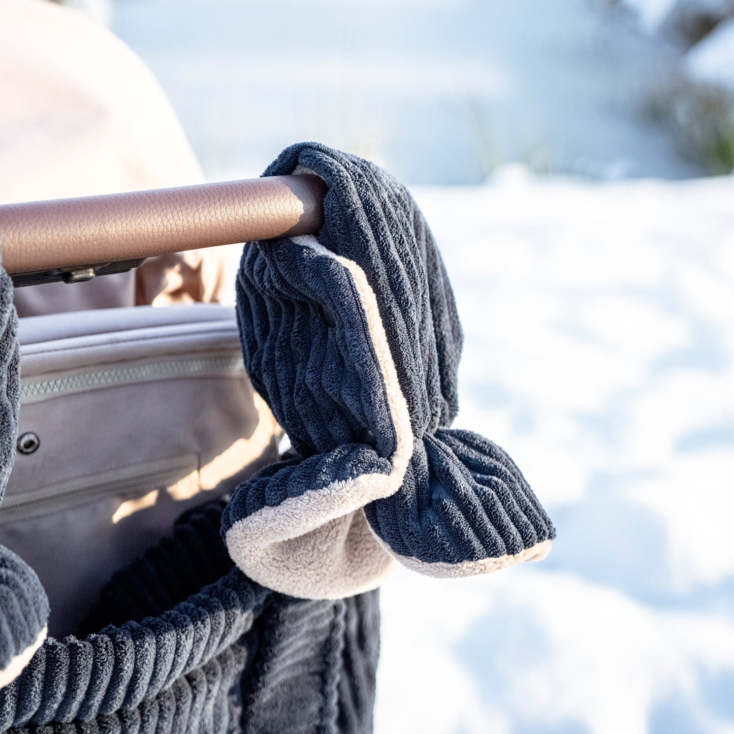 Handschuhe Cord für den Kinderwagen - Handwärmer