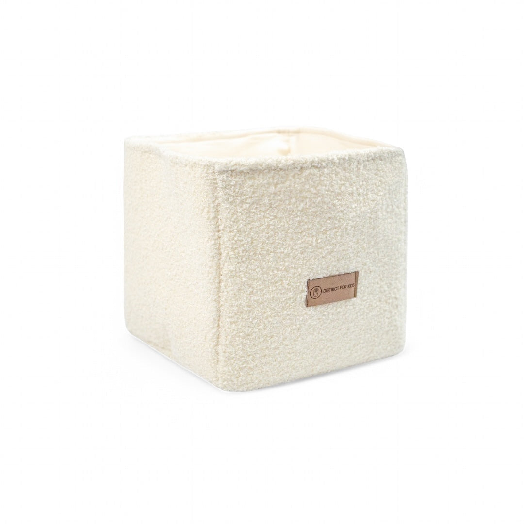 Wickeltisch-Korb Teddy Bouclé – praktisches Utensilo für Babyzimmer & Wickeltisch