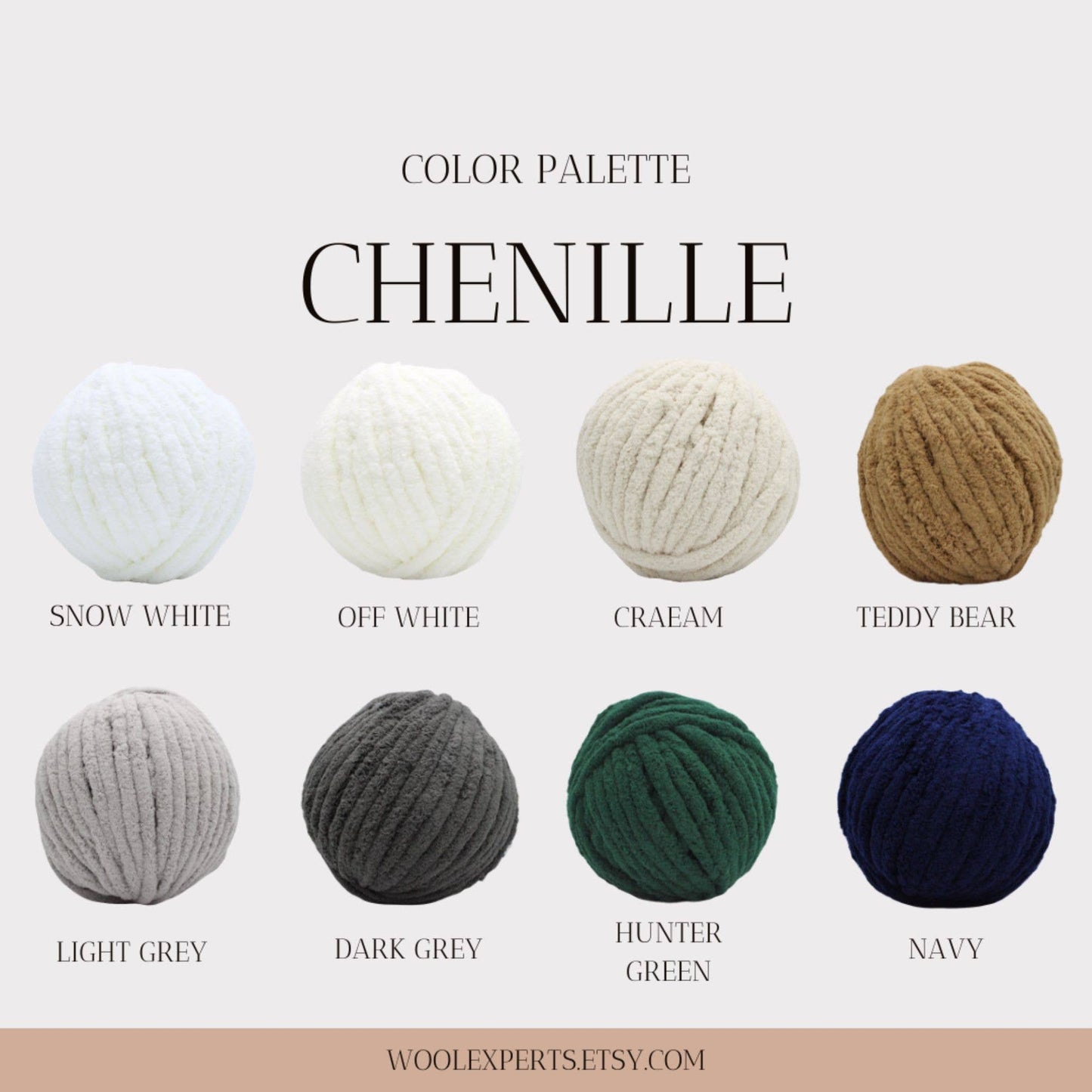 1KG Chenille-Garn Riesige flauschige Plüschwolle zum Armstricken