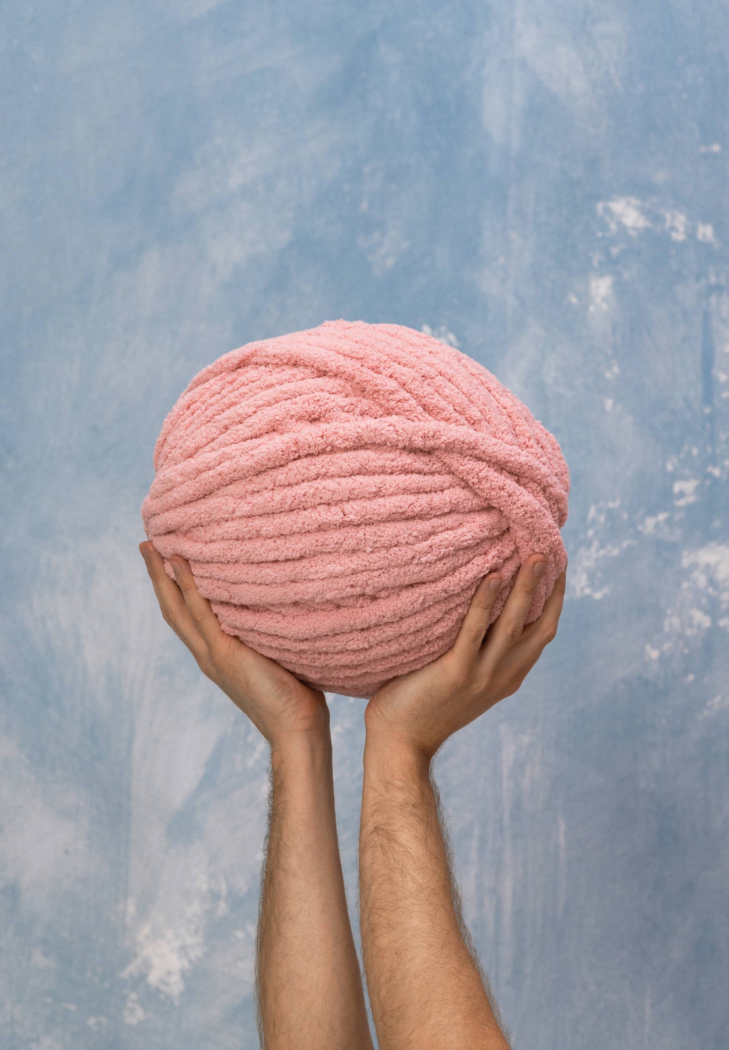 1KG Chenille-Garn Riesige flauschige Plüschwolle zum Armstricken