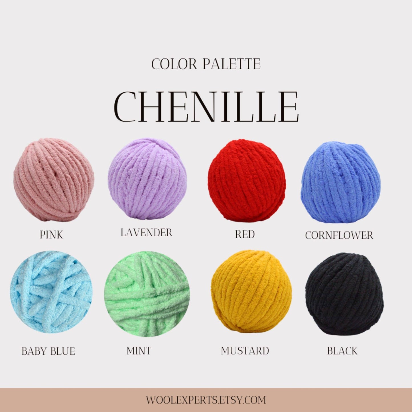 1KG Chenille-Garn Riesige flauschige Plüschwolle zum Armstricken