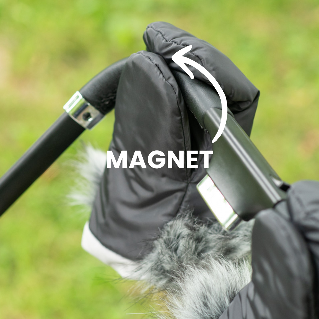 Handschuhe mit Fell für Kinderwagen – Handwärmer