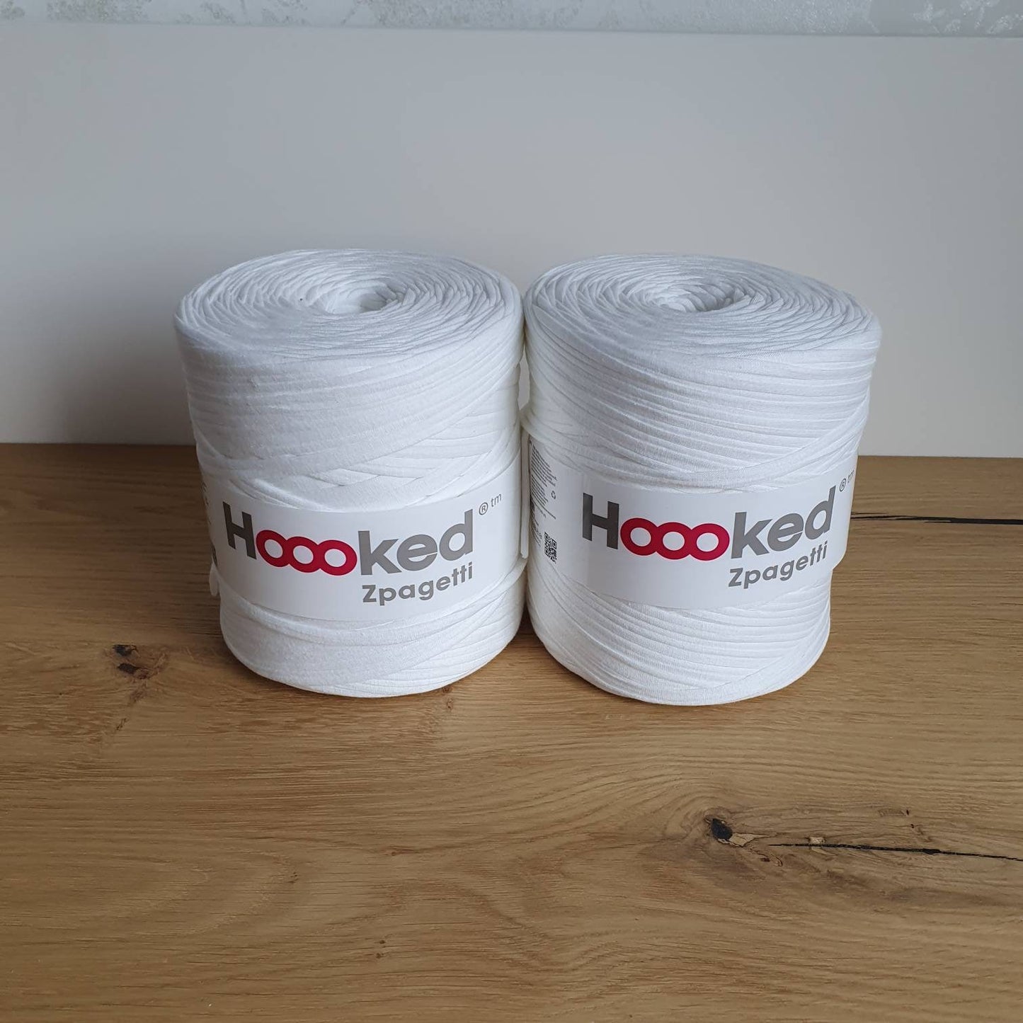 Textilgarn T-Shirt-garn Zpagetti 120m Hoooked Recycelt Baumwollgarn Jumbo-Häkelgarn