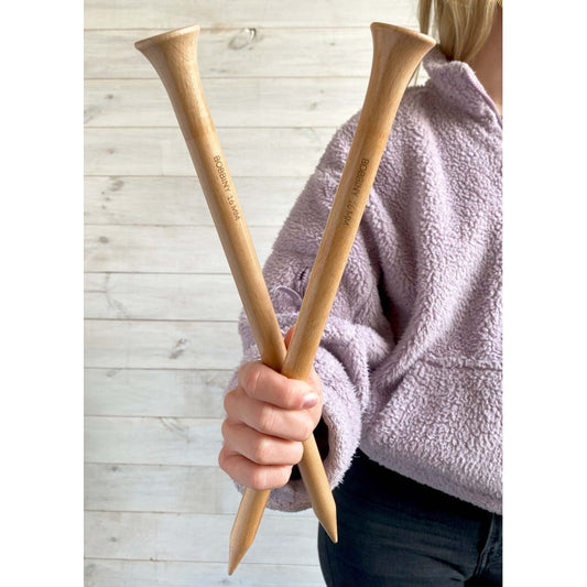 Bobbiny Stricknadeln Buchenholz