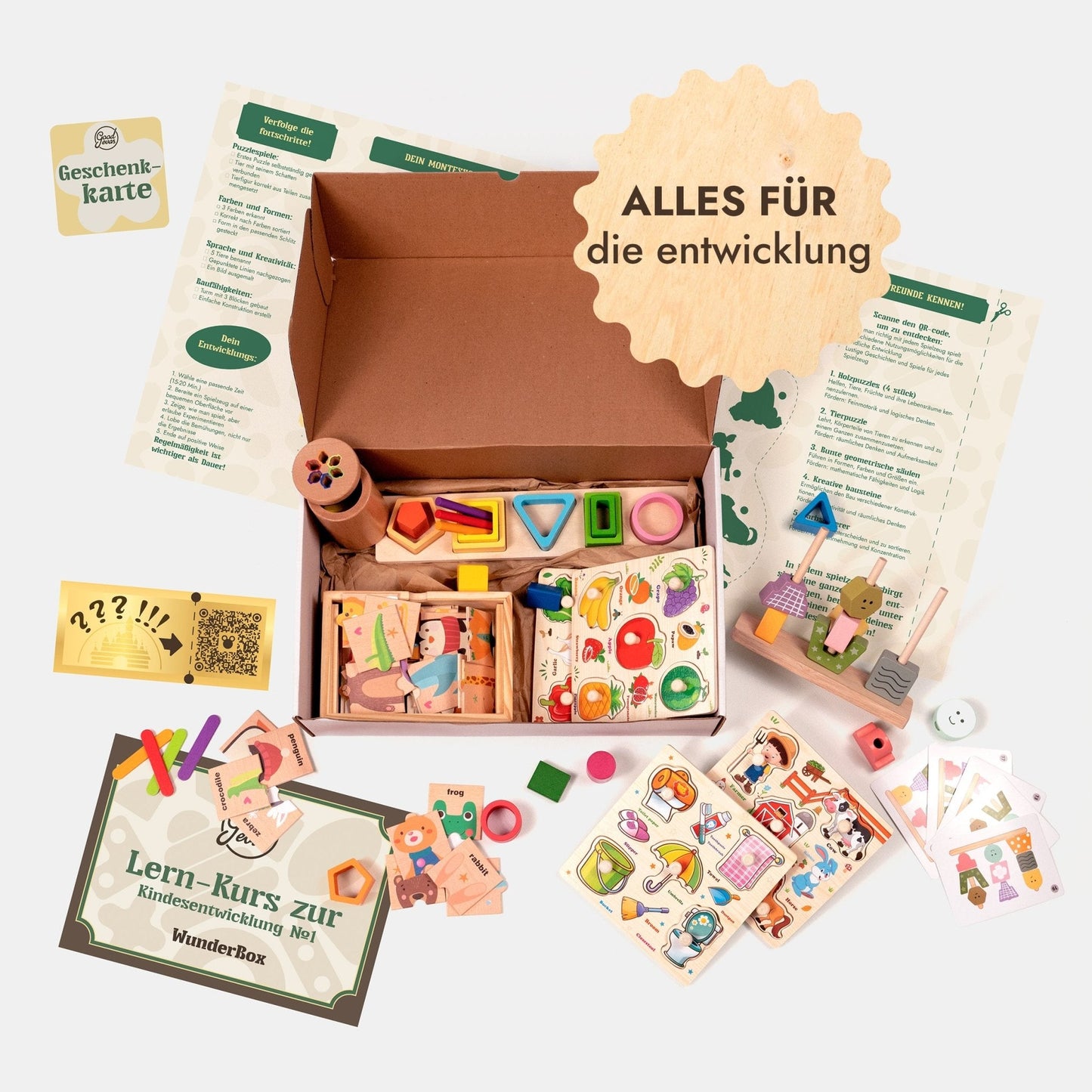 WunderBox 1-3 Jahre - Entwicklungsboxen für die Kleinsten