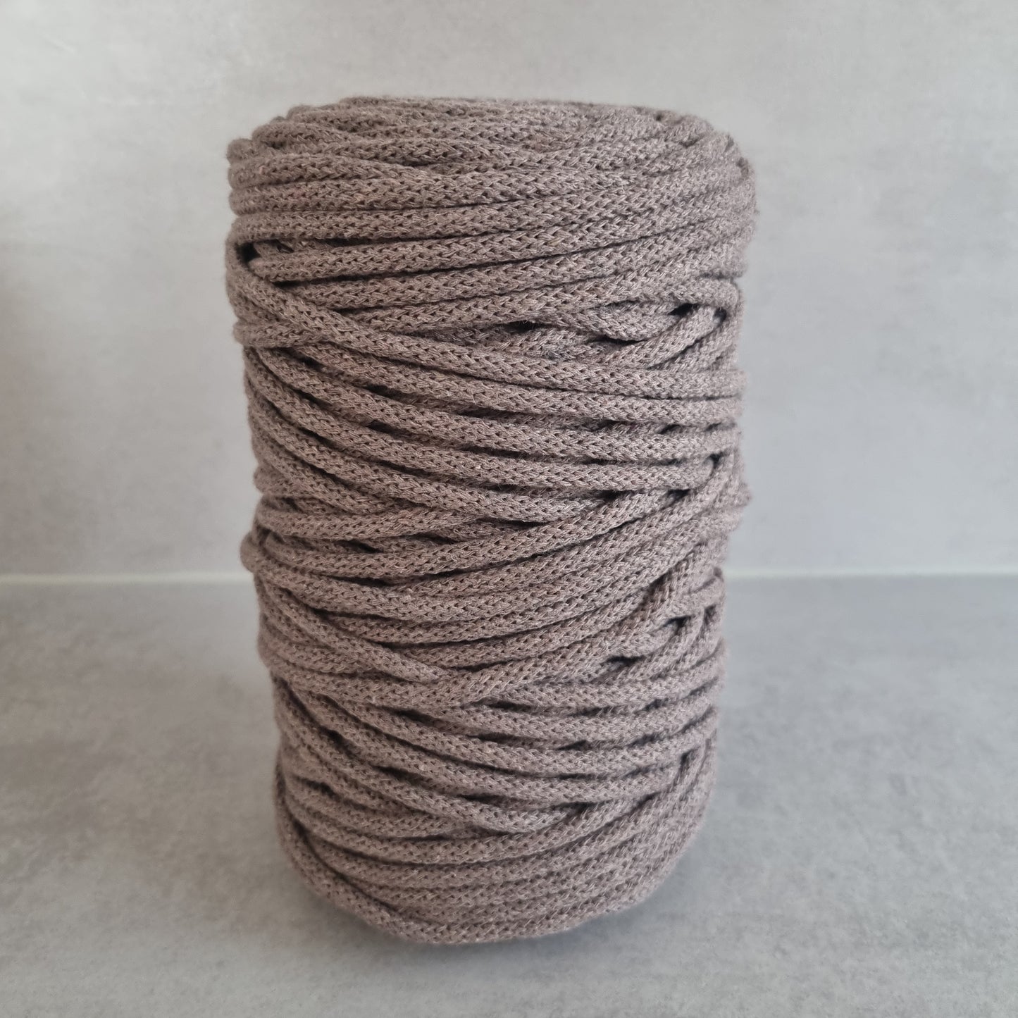 Cordon en coton 6mm pour crochet, tricot et macramé
