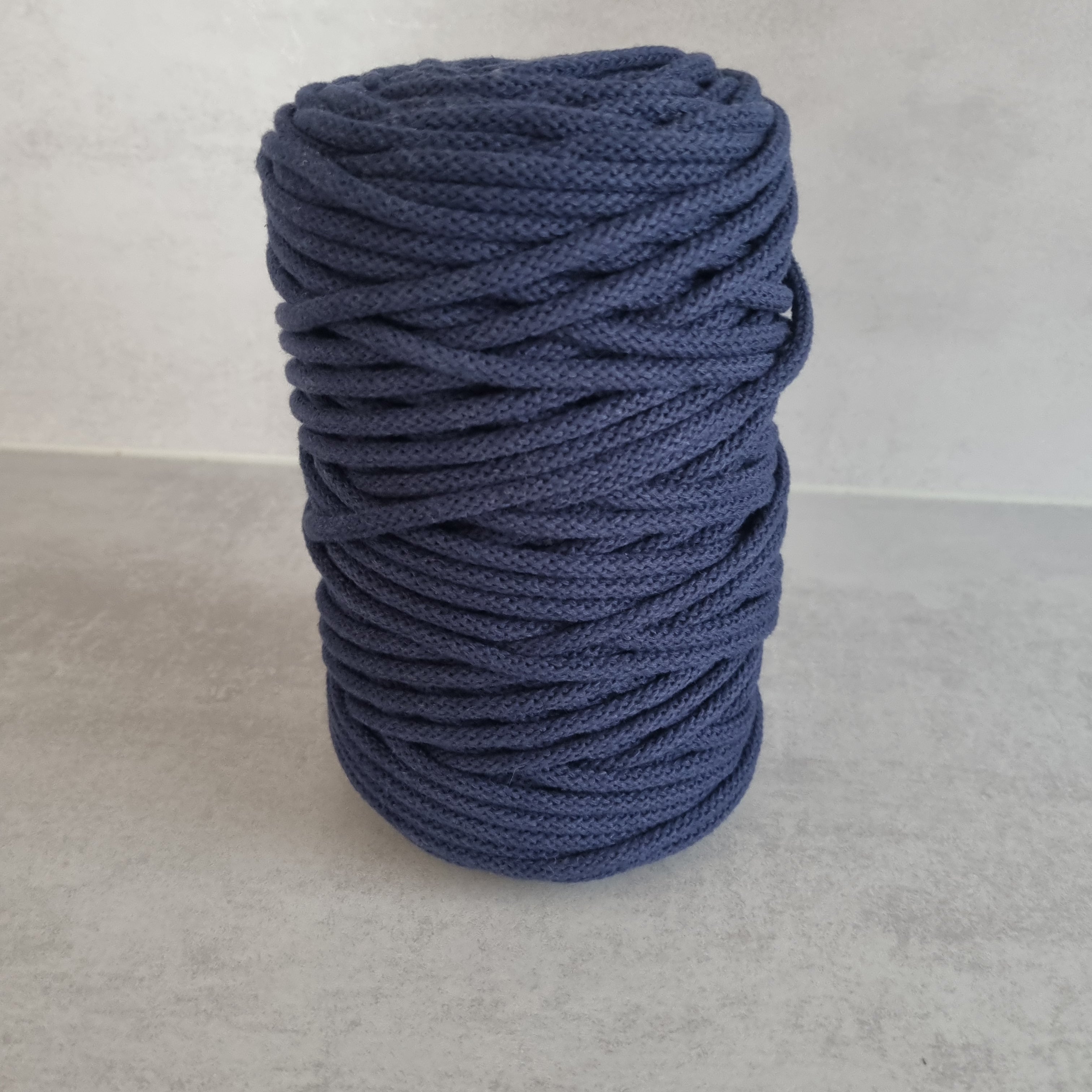 Cotton cord 6mm for crocheting, knitting and macrame