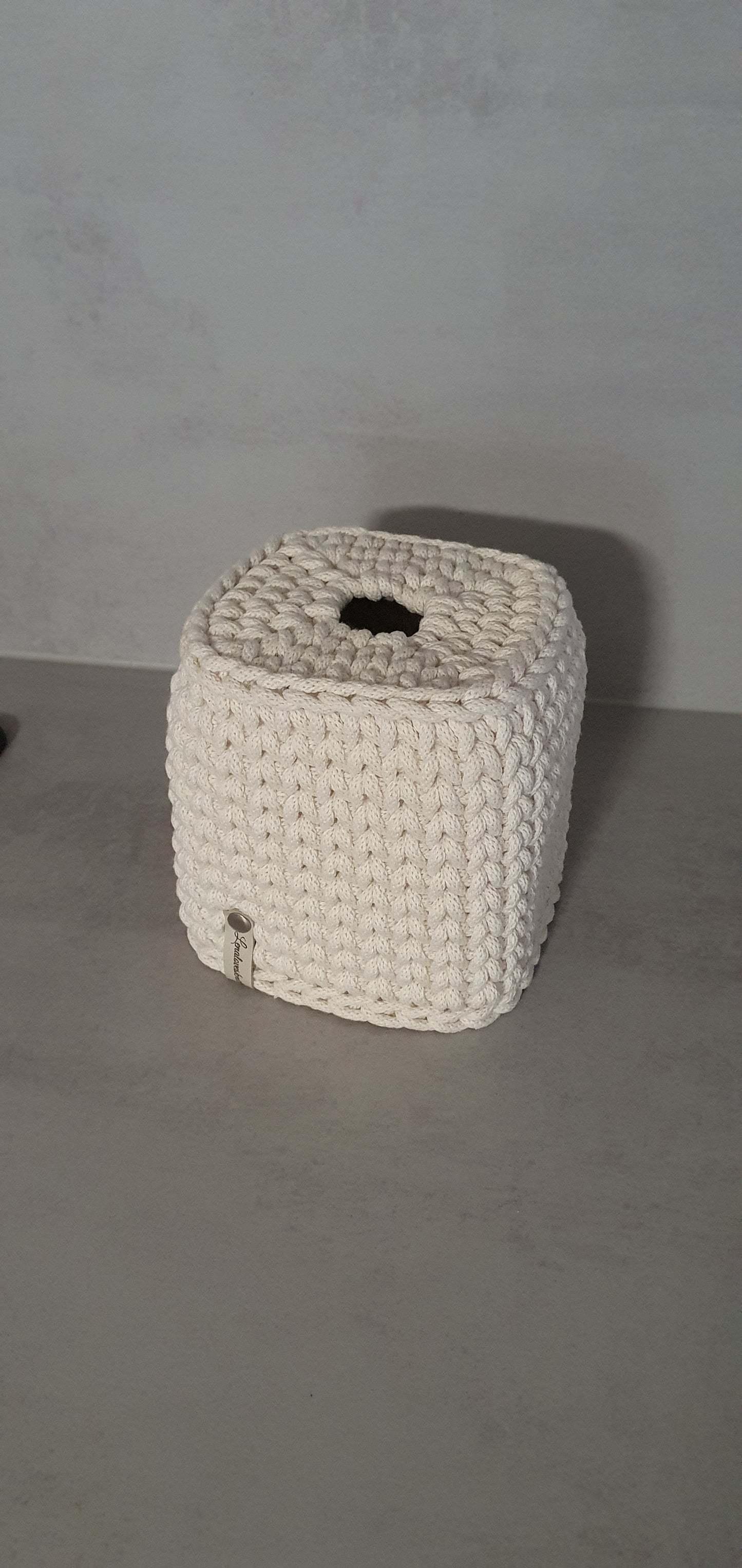 Handkerchief Box Handkerchief Box Tissuebox Tissuecover Crocheted Handkerchief Holder Crochet Basket Badut Silo