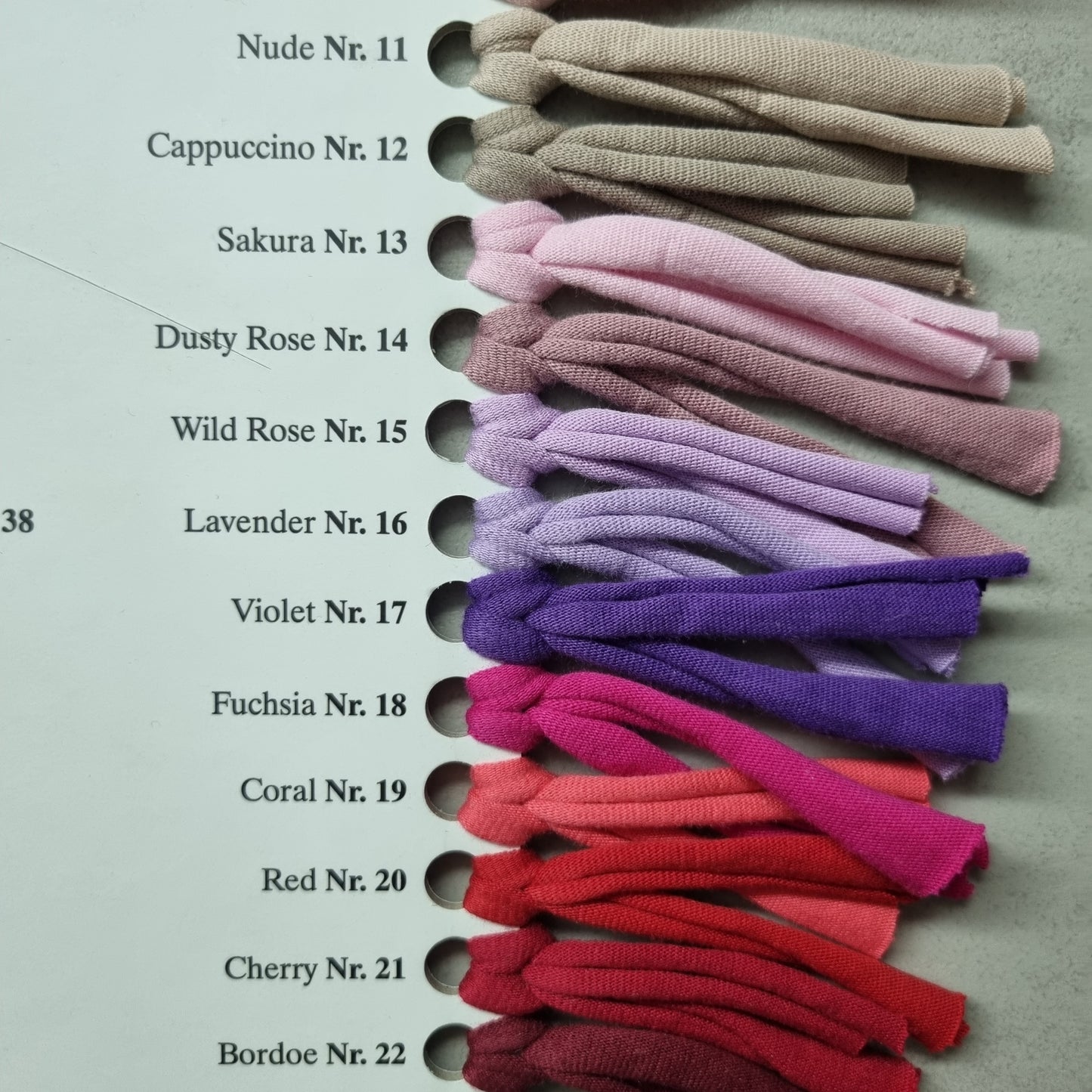 Premium Textilgarn T-Shirt Garn in Rollen 100% Baumwolle 100-120m Lauflänge mit