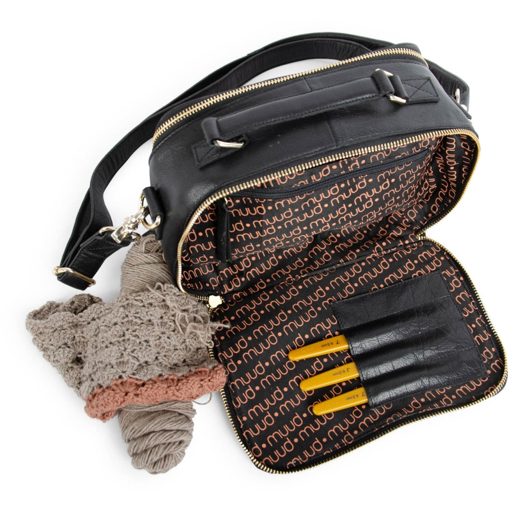 MUUD Heaven Limited Edition Handmade Leather Bag Knit Bag Crochet Bag